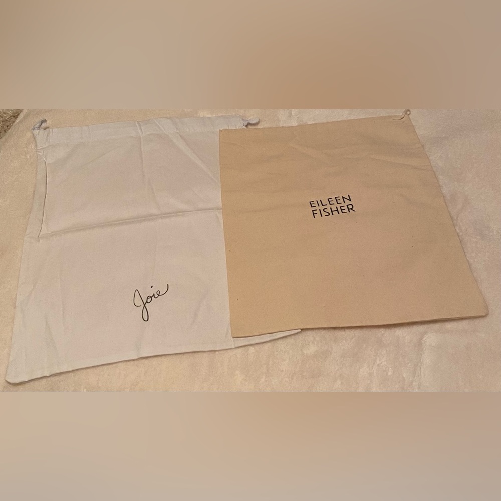 Joie and Eileen Fisher Dustbags